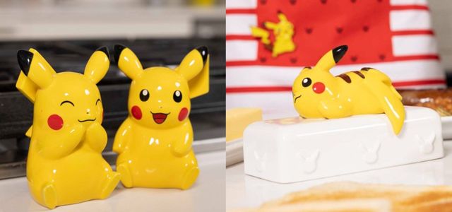 Pokemon的Pikachu厨房系列包括这些可爱的盐和胡椒奶昔